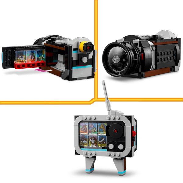 Lego creator 31147 3in1 fotocamera retro, giochi per bambini 8+ anni, macchina fotografica trasformabile in videcamera o tv - LEGO CREATOR, LEGO