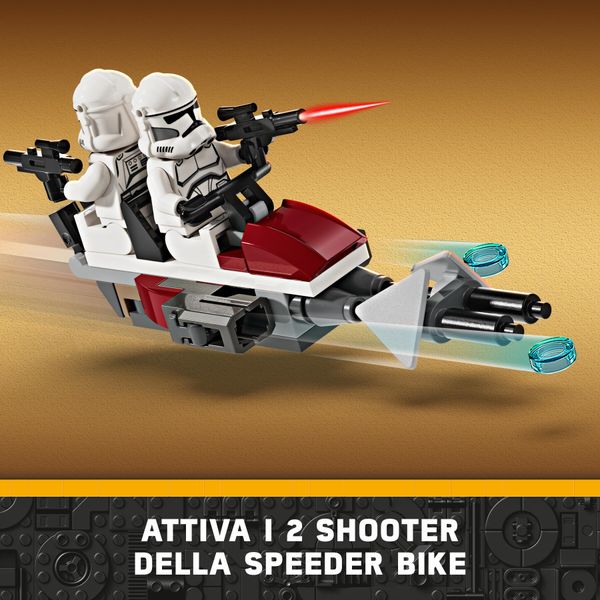 Lego star wars 75372 battle pack clone trooper e battle droid con veicolo giocattolo speeder bike, idea regalo bambini 7+ anni - LEGO® Star Wars™, LEGO, Star Wars