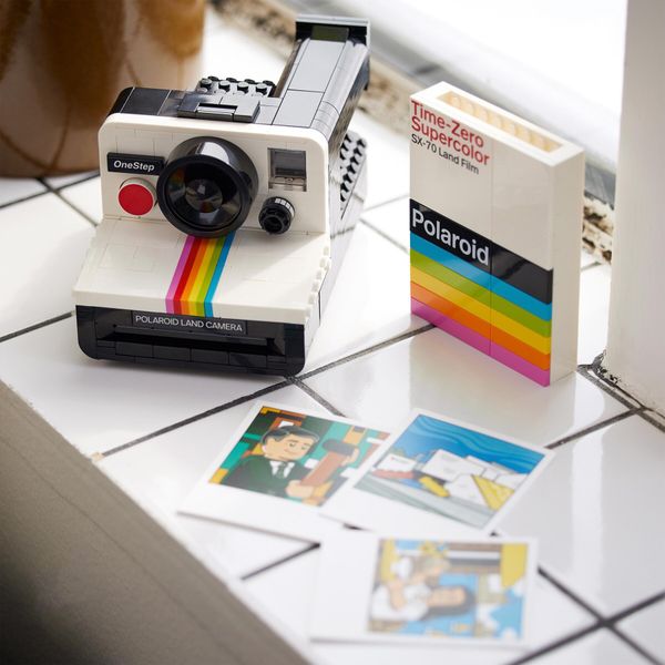 Lego ideas fotocamera polaroid onestep sx-70 21345 modellismo da costruire per adulti, regali creativi, oggetti da collezione - LEGO IDEAS, LEGO