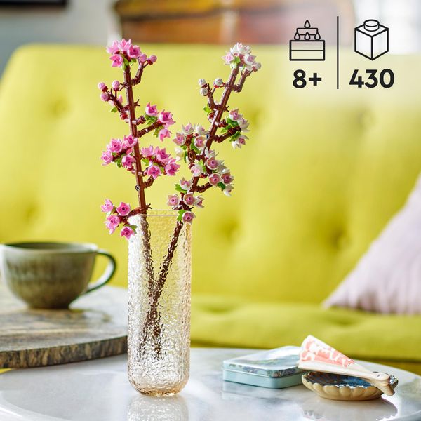 Lego creator 40725 fiori di ciliegio, set per adulti e bambini 8+ anni, regalo per san valentino, per donna, uomo, lei o lui - LEGO CREATOR, LEGO