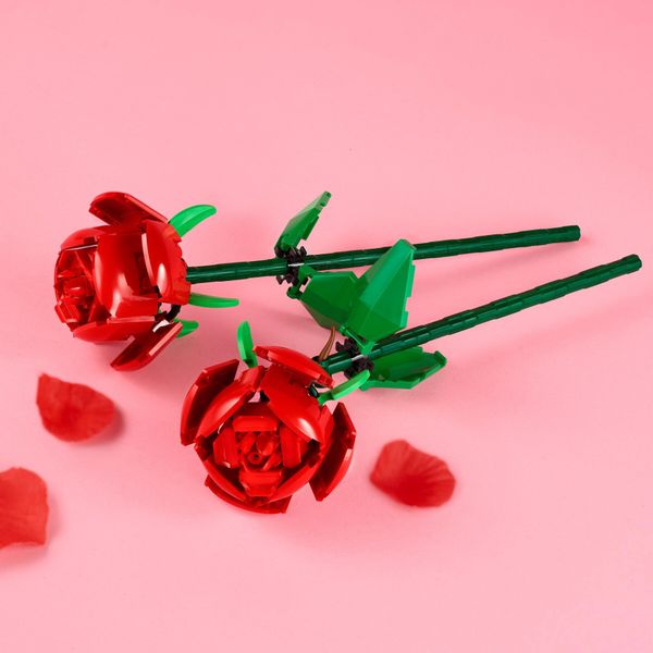 Lego creator 40460 rose set fiori finti compatibile con bouquet di fiori artificiali, regalo di san valentino per lei o lui - LEGO CREATOR, LEGO