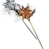 Bellissima bacchetta da fata lusso oro o argento assortita - 