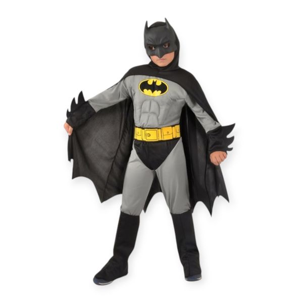 Costume completo originale di batman della warner bros disponibile in diverse taglie - BATMAN, DC COMICS