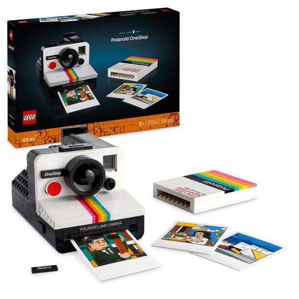 Lego ideas fotocamera polaroid onestep sx-70 21345 modellismo da costruire per adulti, regali creativi, oggetti da collezione - LEGO IDEAS, Lego