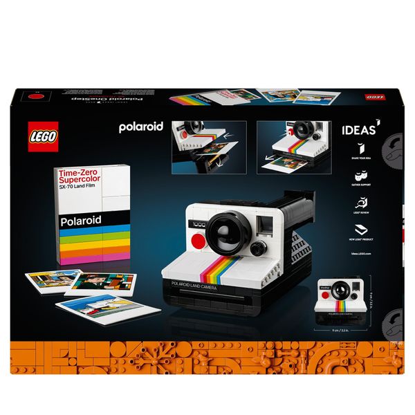 Lego ideas fotocamera polaroid onestep sx-70 21345 modellismo da costruire per adulti, regali creativi, oggetti da collezione - LEGO IDEAS, LEGO