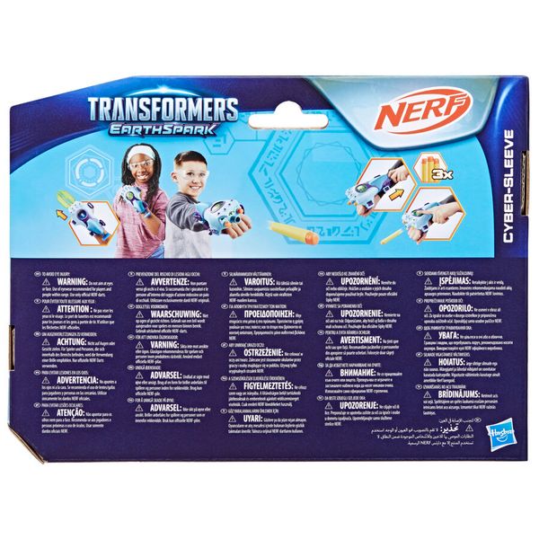 Transformers earthspark, cyber-sleeve, blaster da battaglia giocattolo - Transformers