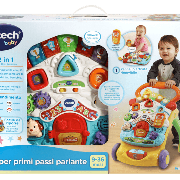 Vtech - un super primipassi parlante 2 in 1 con tavolo attività rimovibile per fare il pieno di scoperte! - VTECH