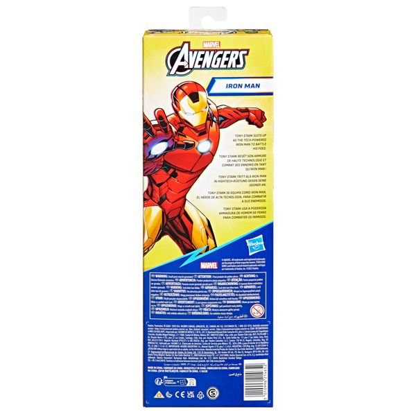 Hasbro marvel avengers, titan hero iron man, action figure 30 cm - Avengers, MARVEL