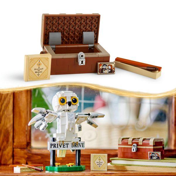 Lego harry potter 76425 edvige al numero 4 di privet drive, gioco per bambini 7+, modellino da costruire di civetta delle nevi - Harry Potter, LEGO® Harry Potter™, LEGO