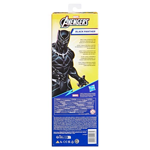 Hasbro marvel avengers, titan hero black panther, action figure 30 cm - Avengers, MARVEL
