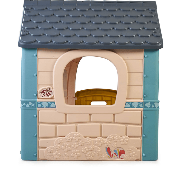 Feber casual house, casetta per bambini con porta apribile, colori pastello, per bambini/e dai 2 anni - FEBER