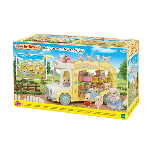 Sylvanian families -  asilo -  il bus arcobaleno sole - SYLVANIAN FAMILIES
