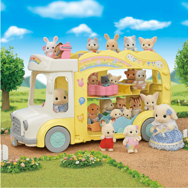 Sylvanian families -  asilo -  il bus arcobaleno sole - SYLVANIAN FAMILIES