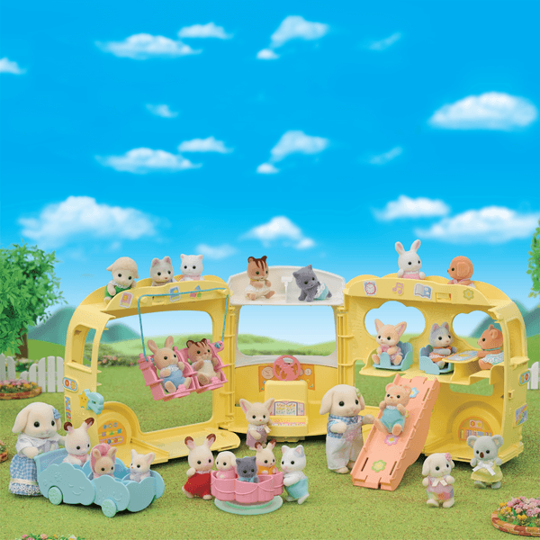Sylvanian families -  asilo -  il bus arcobaleno sole - SYLVANIAN FAMILIES