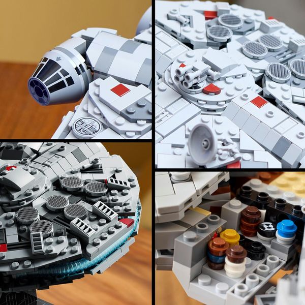 Lego star wars 75375 millennium falcon, modellino da costruire di astronave per adulti, idee regalo lui, lei, marito o moglie - LEGO® Star Wars™, LEGO, Star Wars