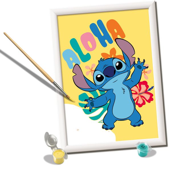 Ravensburger creart stitch - kit per dipingere, 7+ - RAVENSBURGER, Disney, Disney Stitch