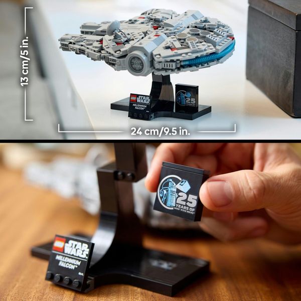 Lego star wars 75375 millennium falcon, modellino da costruire di astronave per adulti, idee regalo lui, lei, marito o moglie - LEGO® Star Wars™, LEGO, Star Wars