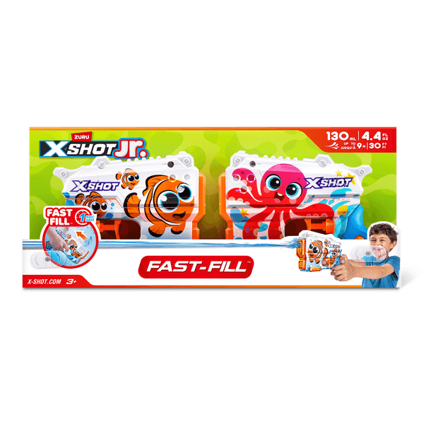 Xshot junior fast-fill water blaster confezione da 2 - 
