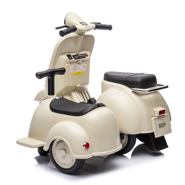Piaggio vespa con sidecar small elettrica 6v - 