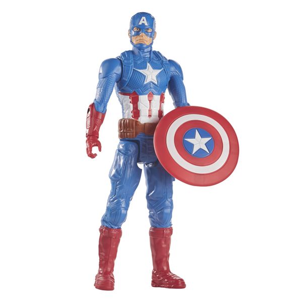 Hasbro marvel avengers, titan hero captain america, action figure 30 cm - Avengers, MARVEL