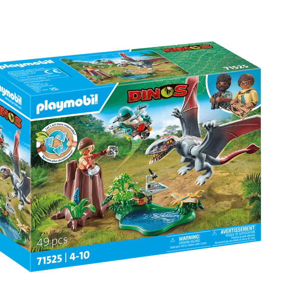 Playmobil dinos 71525 alla ricerca del dimorphodon per bambini dai 4 anni - Playmobil