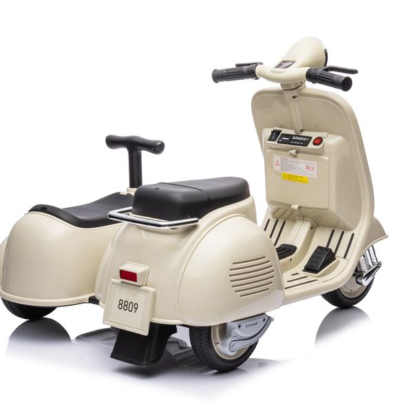 Piaggio vespa con sidecar small elettrica 6v - 