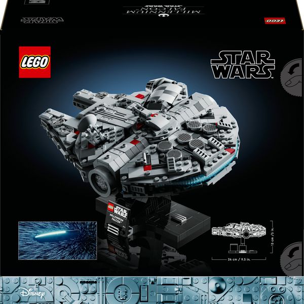 Lego star wars 75375 millennium falcon, modellino da costruire di astronave per adulti, idee regalo lui, lei, marito o moglie - LEGO® Star Wars™, LEGO, Star Wars