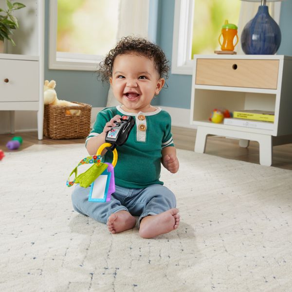 Fisher-price - chiavi gioca e vai, giocattolo musicale con dentaruolo e specchio - FISHER-PRICE