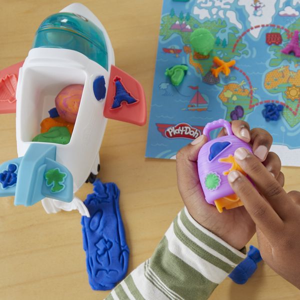Play-doh, il mio primo aeroplano esploratore, starter set per attività manuali, per bambini e bambine - PLAY-DOH