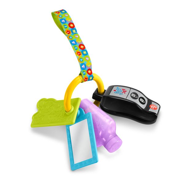 Fisher-price - chiavi gioca e vai, giocattolo musicale con dentaruolo e specchio - FISHER-PRICE