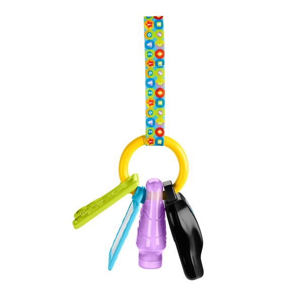 Fisher-price - chiavi gioca e vai, giocattolo musicale con dentaruolo e specchio - FISHER-PRICE