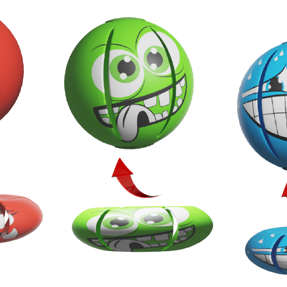 Phlat ball mini monsters assortment - e' arrivata la phlat ball... in versione mini monster! lancia un disco…prendi una palla e scopri il mostriciattolo nascosto! - 