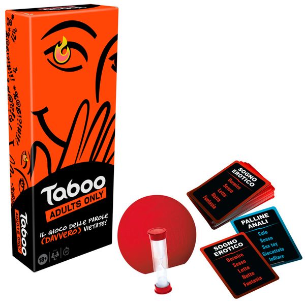 Taboo adults only, gioco di società per soli adulti, giochi da tavolo - HASBRO GAMING