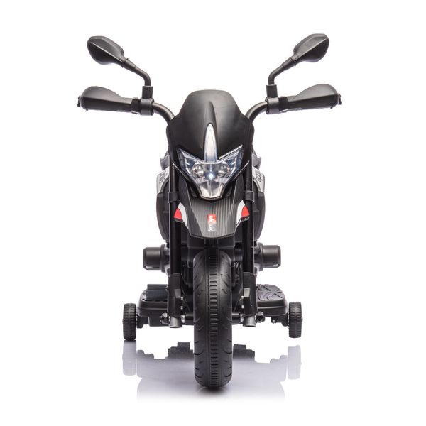 Moto elettrica cavalcabile per bambini 6v aprilia dorsoduro small colore nero - 
