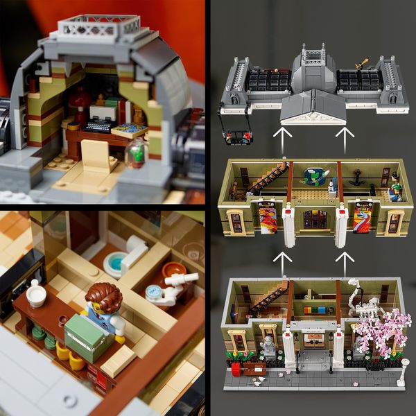 Lego icons 10326 museo di storia naturale, modellino di edificio modulare, idea regalo per adulti, lui, lei, uomo o donna - LEGO, LEGO ICONS