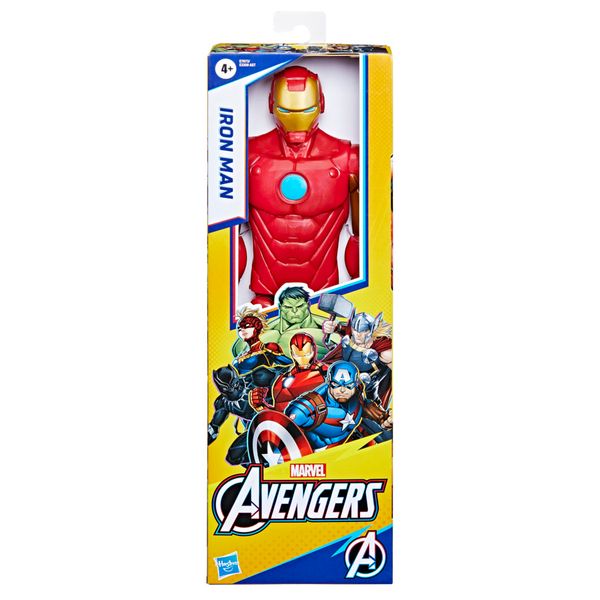 Hasbro marvel avengers, titan hero iron man, action figure 30 cm - Avengers, MARVEL