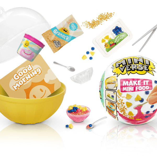Miniverse make it mini food - cafe serie 3 - mini oggetti da collezione in una confezione misteriosa - gioco in resina fai-da-te - repliche di cibi, non commestibili - 