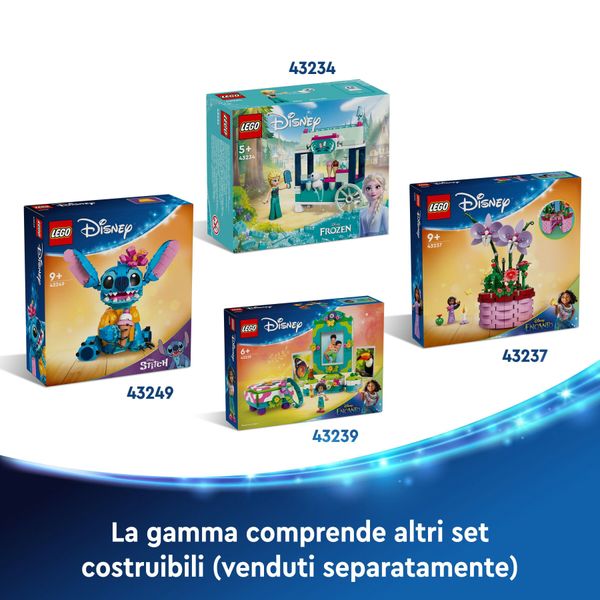 Lego disney 43249 stitch, gioco per bambini 9+, personaggio da costruire con parti mobili, idea regalo divertente dal film - Disney, Disney Stitch, LEGO