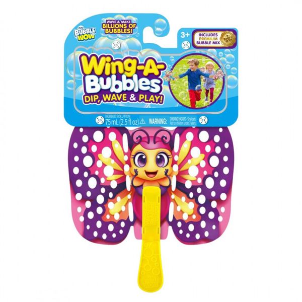 Bubble wow wing a bubbles - perfetto per divertirsi con le bolle di sapone - 