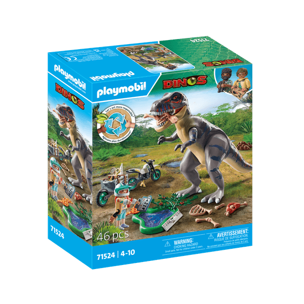 Playmobil dinos 71524 sulle tracce del t-rex per bambini dai 4 anni - Playmobil