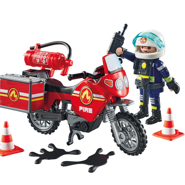 Playmobil 71466 moto dei pompieri per bambini dai 4 anni - Playmobil