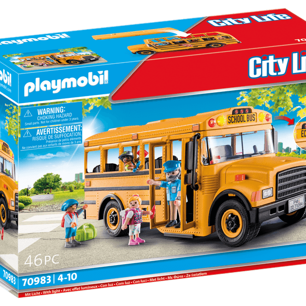 Playmobil70983 scuolabus per bambini dai 4 anni con personaggi playmobil - Playmobil