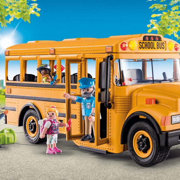 Playmobil70983 scuolabus per bambini dai 4 anni con personaggi playmobil - Playmobil