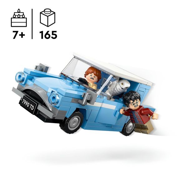 Lego harry potter 76424 ford anglia volante, modellino di macchina giocattolo da costruire, giochi bambini 7+ con minifigure - Harry Potter, LEGO® Harry Potter™, LEGO