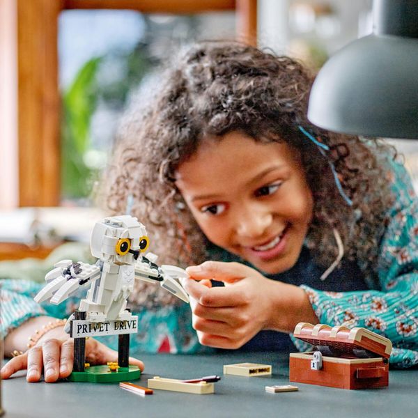 Lego harry potter 76425 edvige al numero 4 di privet drive, gioco per bambini 7+, modellino da costruire di civetta delle nevi - Harry Potter, LEGO® Harry Potter™, LEGO
