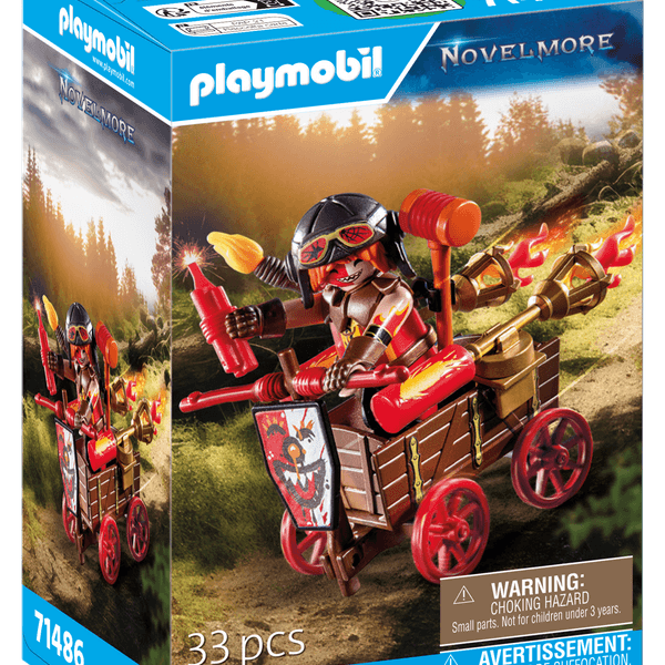 Playmobil novelmore 71486 kahboom con carro da combattimento per bambini dai 4 anni - Playmobil