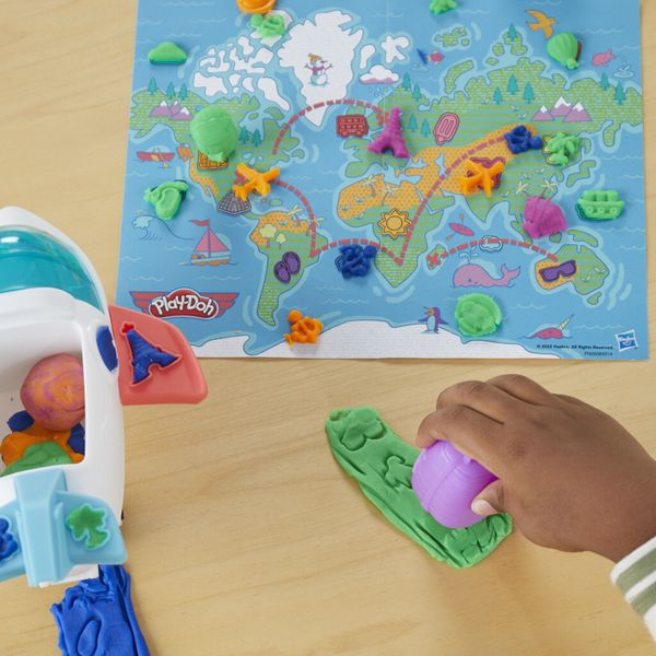 Play-doh, il mio primo aeroplano esploratore, starter set per attività manuali, per bambini e bambine - PLAY-DOH