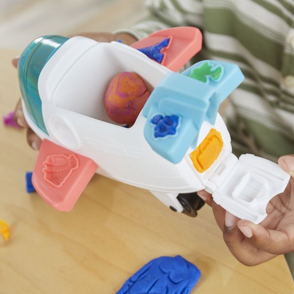 Play-doh, il mio primo aeroplano esploratore, starter set per attività manuali, per bambini e bambine - PLAY-DOH