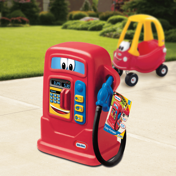 Little tikes - cozy pumper set di gioco interattivo con suoni, perfetto per cozy coupe/ truck/ cab/ princess coupe - venduti separatamente - LITTLE TIKES