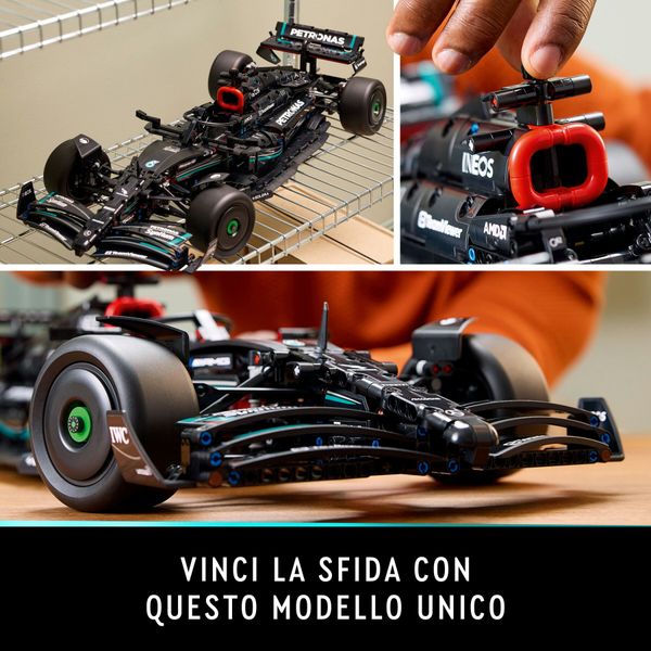 Lego technic 42171 mercedes-amg f1 w14 e performance, modellino da costruire di auto da corsa scala 1:8, idea regalo adulti - LEGO TECHNIC, LEGO
